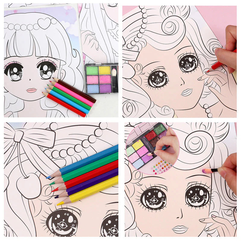 Multifunctional Girls makeup and Drawing Board