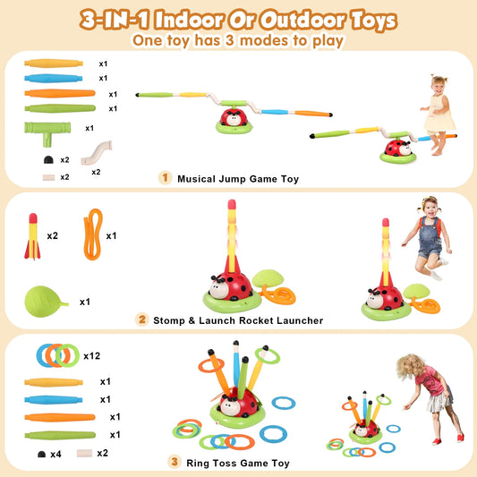 3 In 1 Musical Jumping Toy