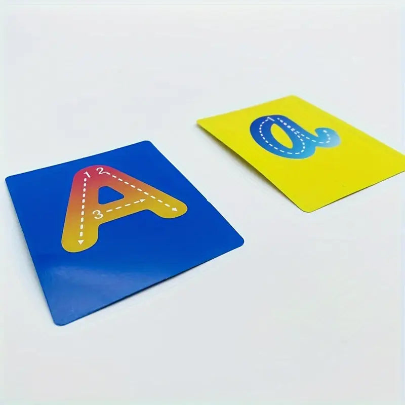 Alphabet Sandpaper Letters Wooden Tray Set