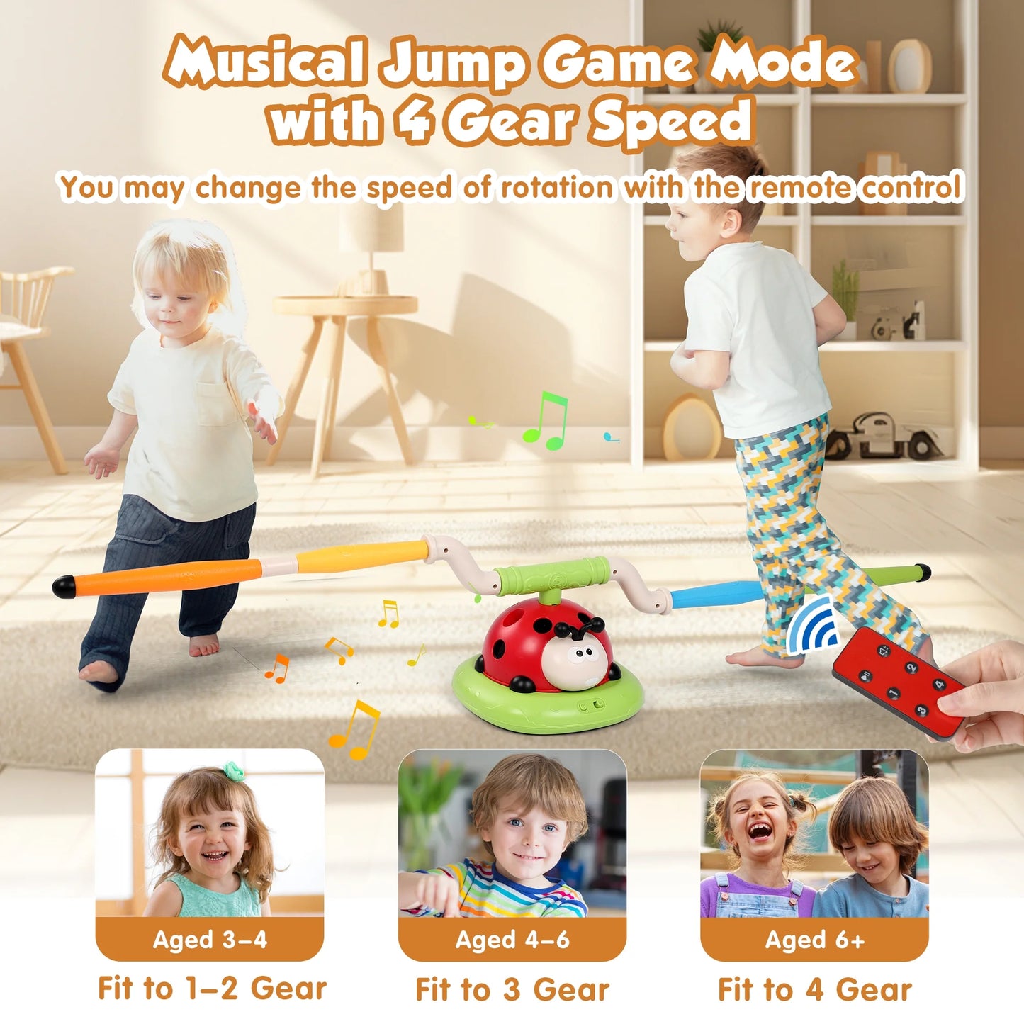 3 In 1 Musical Jumping Toy