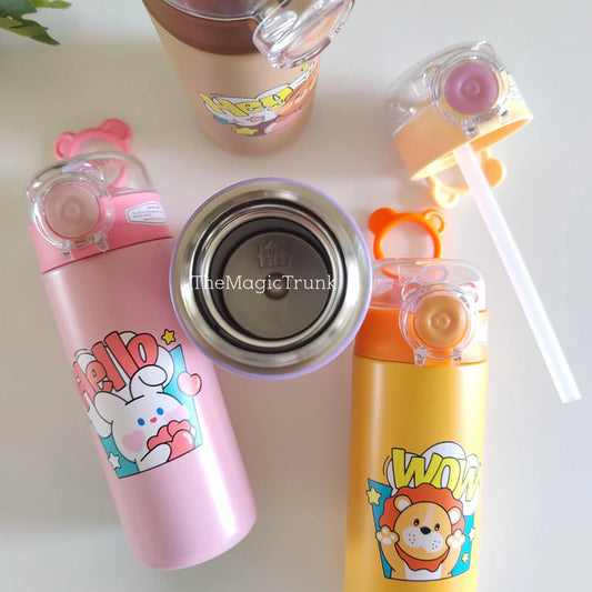 Unicorn Lion Bear Bunny Sipper