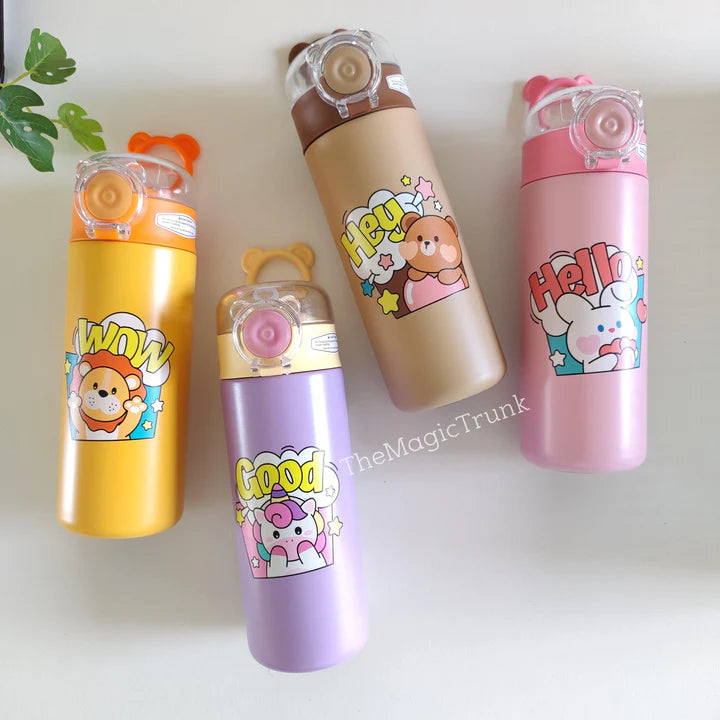 Unicorn Lion Bear Bunny Sipper